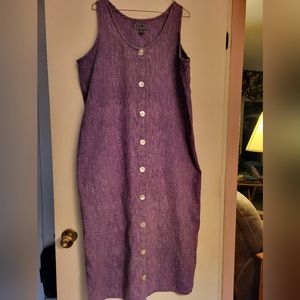 Sleeveless M/L purple dress